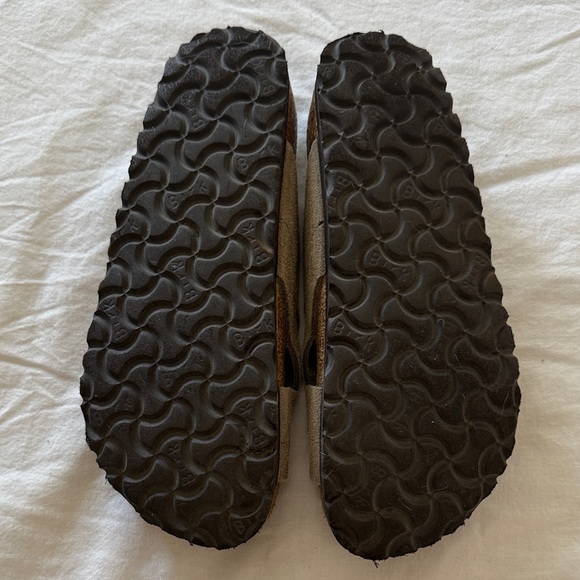 Birkenstock Women’s Lugano Tan Suede Sandal 36 - Picture 2 of 5